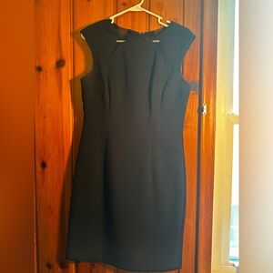 Classic Black Sheath Dress Size 8